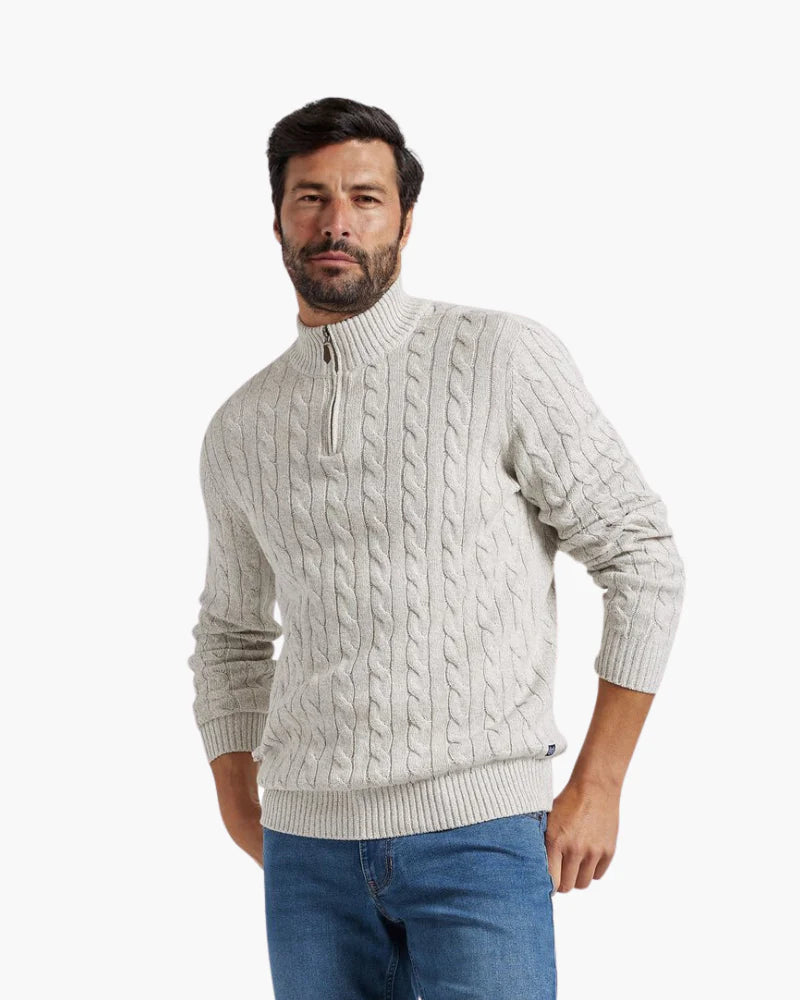 Maglione con mezza zip Verbier